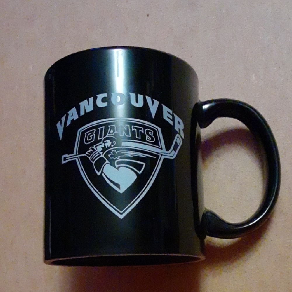 Vancouver Giants Black M Ware Coffee Mug